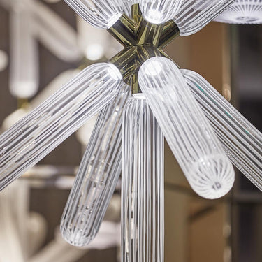 Multi - tube Glass Pendant Light - LUUGAA