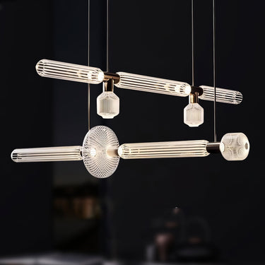 Multi - tube Glass Pendant Light - LUUGAA