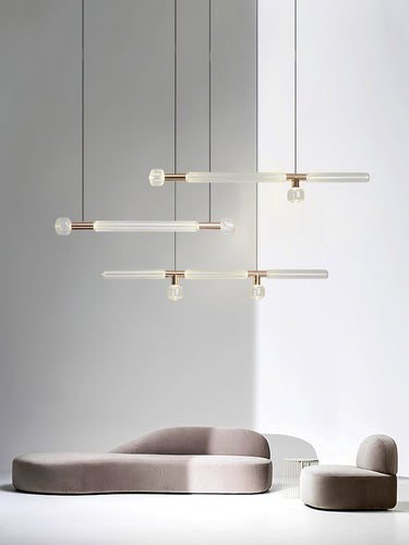 Multi - tube Glass Pendant Light - LUUGAA
