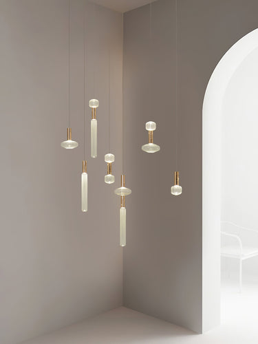 Multi - tube Glass Pendant Light - LUUGAA