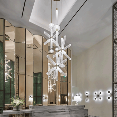 Multi - tube Glass Pendant Light - LUUGAA