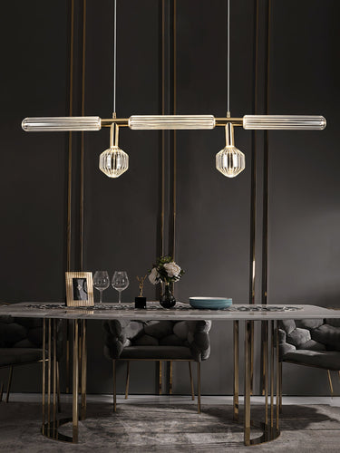 Multi - tube Glass Pendant Light - LUUGAA