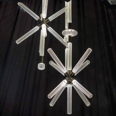 Multi - tube Glass Pendant Light - LUUGAA