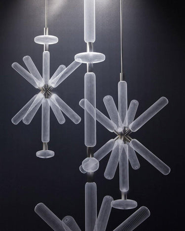 Multi - tube Glass Pendant Light - LUUGAA