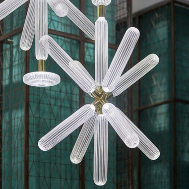 Multi - tube Glass Pendant Light - LUUGAA