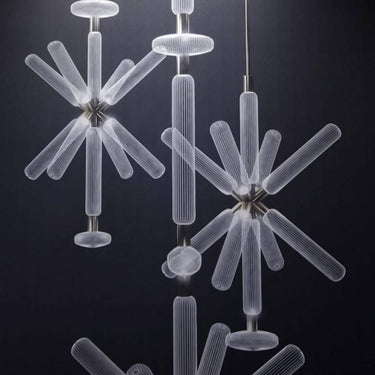Multi - tube Glass Pendant Light - LUUGAA