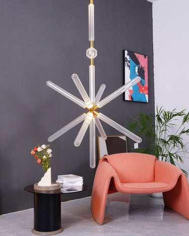Multi - tube Glass Pendant Light - LUUGAA