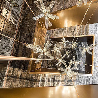 Multi - tube Glass Pendant Light - LUUGAA