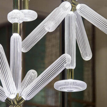Multi - tube Glass Pendant Light - LUUGAA