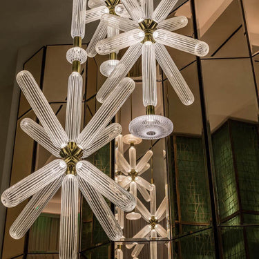 Multi - tube Glass Pendant Light - LUUGAA
