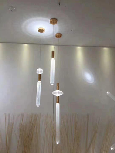 Multi - tube Glass Pendant Light - LUUGAA
