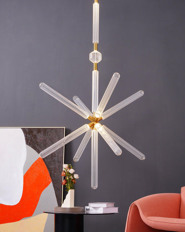 Multi - tube Glass Pendant Light - LUUGAA