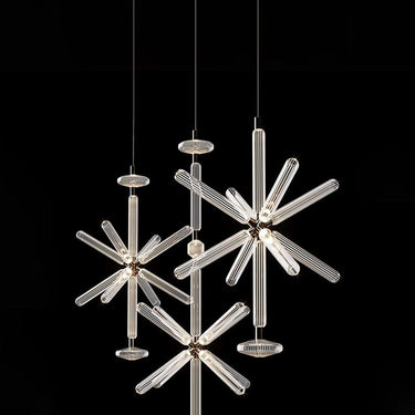 Multi - tube Glass Pendant Light - LUUGAA