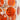 Murano Orange Disk Glass Chandelier - LUUGAA