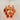 Murano Orange Disk Glass Chandelier - LUUGAA
