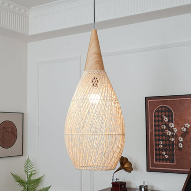 Natura Braided Rattan Pendant Lamp - LUUGAA