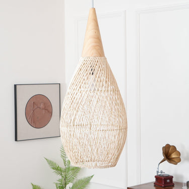 Natura Braided Rattan Pendant Lamp - LUUGAA