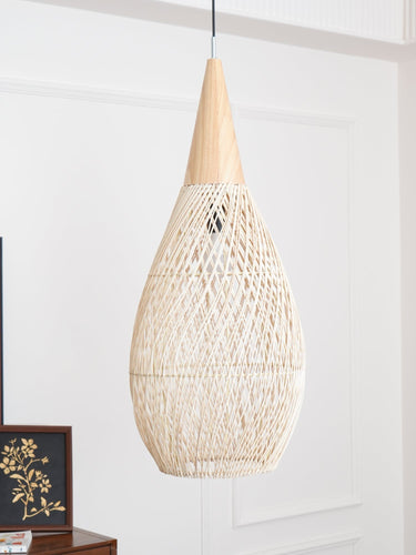 Natura Braided Rattan Pendant Lamp - LUUGAA