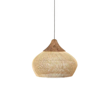 Natura Braided Rattan Pendant Lamp - LUUGAA