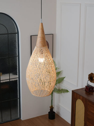 Natura Braided Rattan Pendant Lamp - LUUGAA