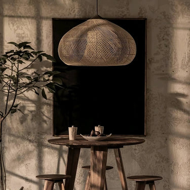 Natura Braided Rattan Pendant Lamp - LUUGAA
