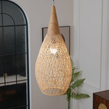 Natura Braided Rattan Pendant Lamp - LUUGAA