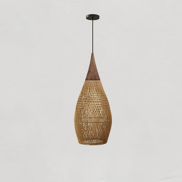 Natura Braided Rattan Pendant Lamp - LUUGAA