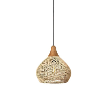Natura Braided Rattan Pendant Lamp - LUUGAA