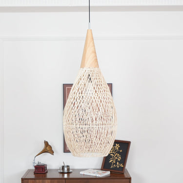 Natura Braided Rattan Pendant Lamp - LUUGAA