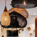 Natura Braided Rattan Pendant Lamp - LUUGAA