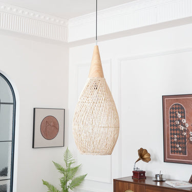 Natura Braided Rattan Pendant Lamp - LUUGAA