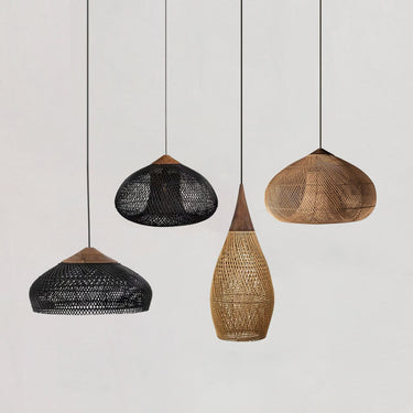 Natura Braided Rattan Pendant Lamp - LUUGAA