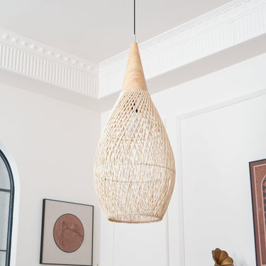 Natura Braided Rattan Pendant Lamp - LUUGAA