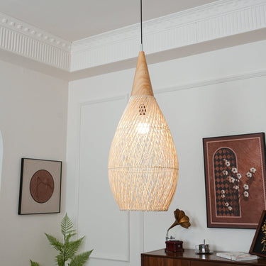 Natura Braided Rattan Pendant Lamp - LUUGAA