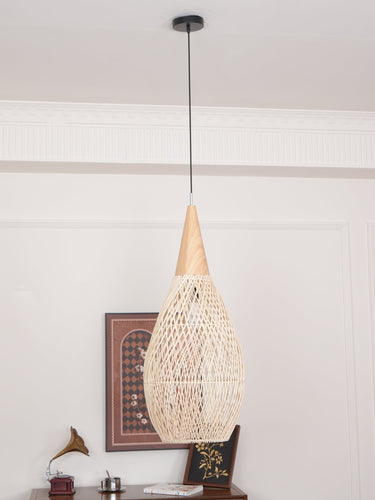 Natura Braided Rattan Pendant Lamp - LUUGAA