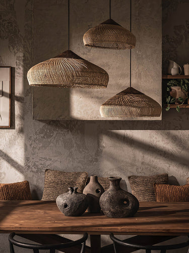 Natura Braided Rattan Pendant Lamp - LUUGAA