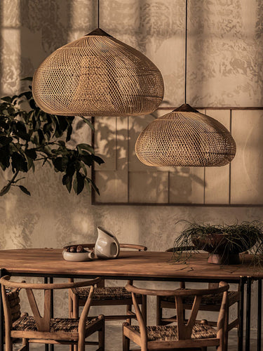 Natura Braided Rattan Pendant Lamp - LUUGAA