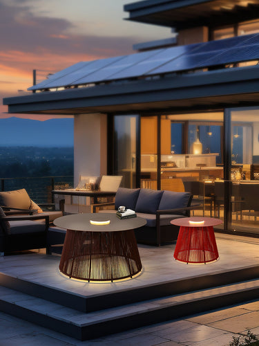 Nit Outdoor Portable Solar Floor Lamp - LUUGAA