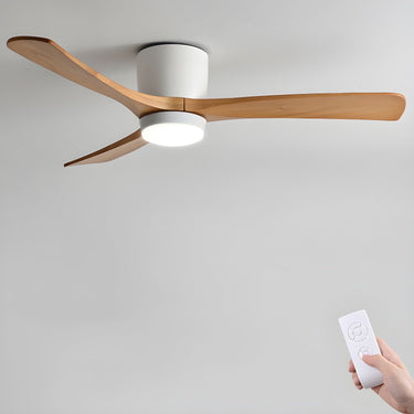 Nordic Wooden Ceiling Fan Light - LUUGAA