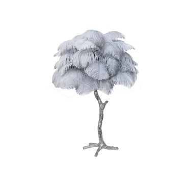 Ostrich Feather Table Lamp - LUUGAA