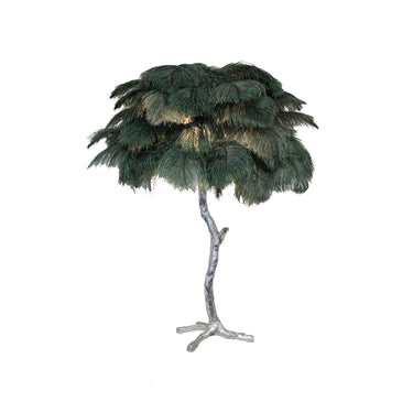 Ostrich Feather Table Lamp - LUUGAA