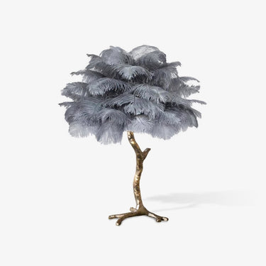 Ostrich Feather Table Lamp - LUUGAA