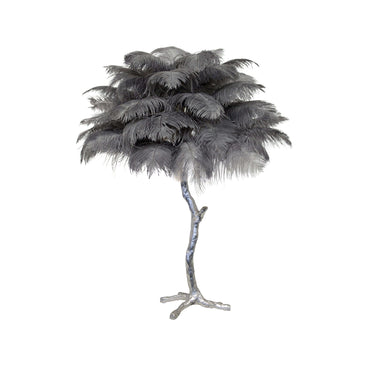 Ostrich Feather Table Lamp - LUUGAA