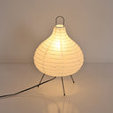 Pendant Shaped Rice Paper Table Lamp - LUUGAA