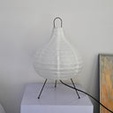 Pendant Shaped Rice Paper Table Lamp - LUUGAA