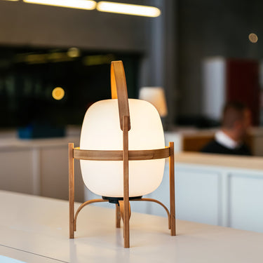 Portable Lantern Glass Table Lamp Type A - LUUGAA