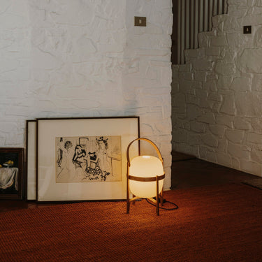 Portable Lantern Glass Table Lamp Type A - LUUGAA