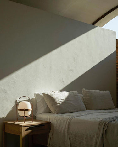 Portable Lantern Glass Table Lamp Type A - LUUGAA