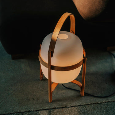 Portable Lantern Glass Table Lamp Type A - LUUGAA