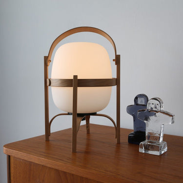 Portable Lantern Glass Table Lamp Type A - LUUGAA